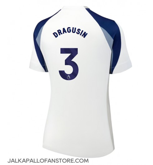 Tottenham Hotspur Radu Dragusin #3 Kotipaita Naisten 2025-26 Lyhythihainen Tottenham Hotspur Radu Dragusin #3 Kotipaita Naisten 2025-26 Lyhythihainen